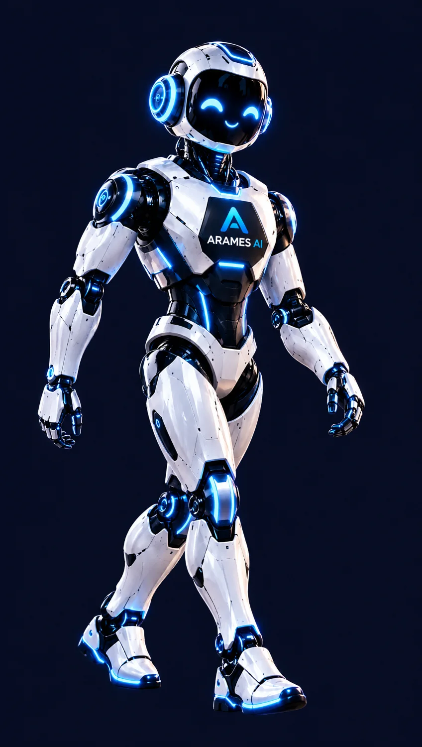 ARAMES AI character walking